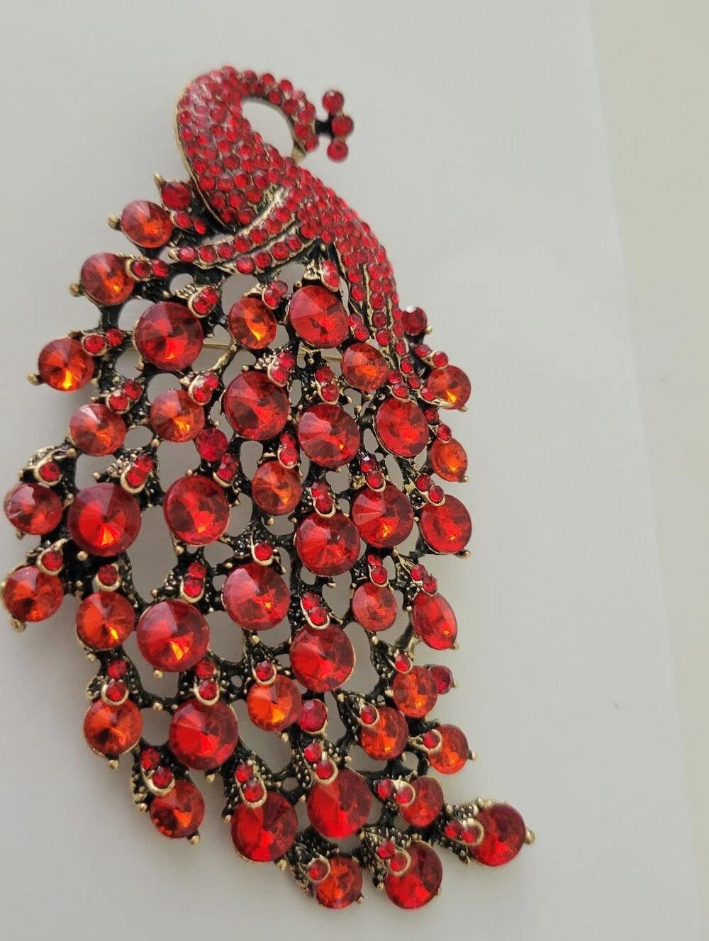 N/A red peacock